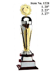 Golden Cone Metal Trophy