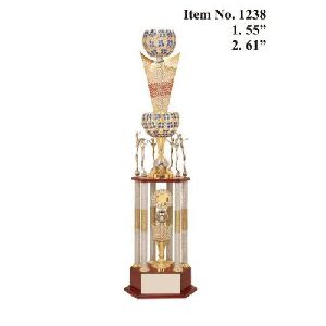 Silver Gold Metal Trophy