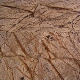Rainforest Brown Marble Slabs