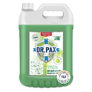 DR. PAX Double Power Multipurpose Disinfectant Hygiene Liquid (Refreshing Lime) 5L