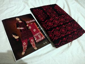 Wax Batik Block Printed Dress Material