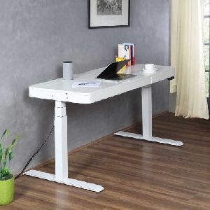 Dyna Flexi Electric Height Adjustable Desk – White