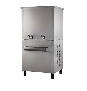 Stainless Steel Water Cooler with Inbuilt 100 LPH RO Water Purifier