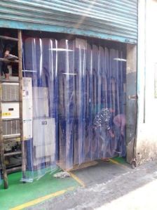 Plain PVC Industrial Blinds, Size : Multisize