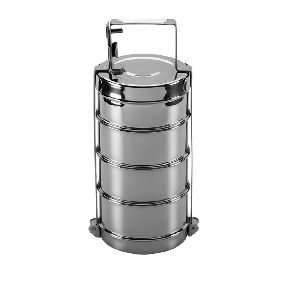 Stainless Steel Bombay Tiffin without Plate