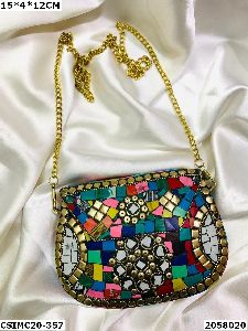 Exclusive Metal Mosaic Clutches