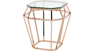 Octagonal Glass Table