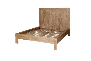 wooden bed