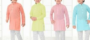 Boys Chikankari Kurta