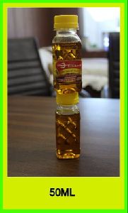 Yellow Expeller Trishool Mustard Oil - 50ML Portable Pocket Pack