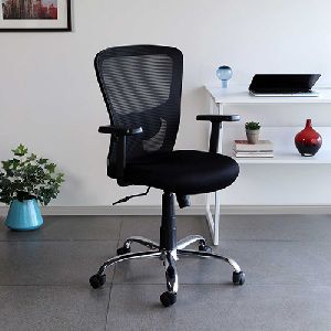 ZEUS Ergonomical Adjustable Lumbar Support Chair – Black