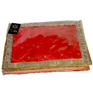 3 Inch Base Tissue Golden Saree Cover
