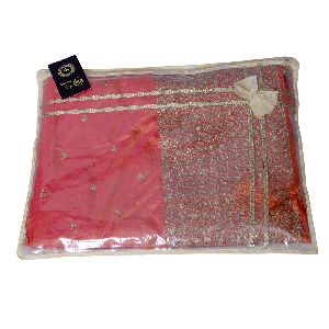Lace Golden Packing Saree Cover