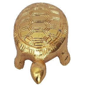 Brass Tortoise For Good Luck Turtle For Wealth Kachua Statue Brass Idol and Table Decor Items