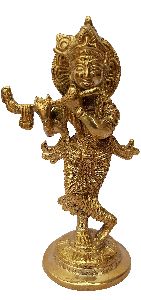 Krishna Brass Idol Laddugopal Satue ,Balkrishna Murti, Thakurji Idol, Beautiful Lord Krishna