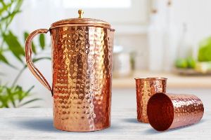 Hammered Copper Jugs