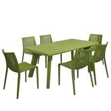plastic dining table set