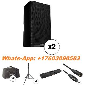 QSC K12.2 K.2 Series 12 2000W Powered Speaker Pair with Essential Accessories Kit