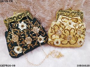 Handcrafted embroidered potli bags