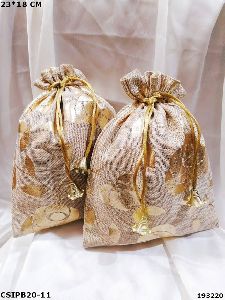 Handmade Jute Batua Potli Bag