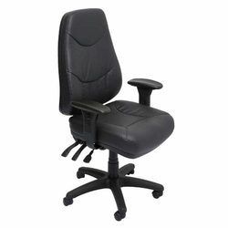 Black Adjustable Rotatable Chair