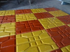 cement chequered tiles