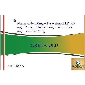 Nimesulide Paracetamol Phenylephrine Caffeine Cetirizine Tablets