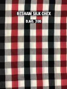 Silk Check Fabric
