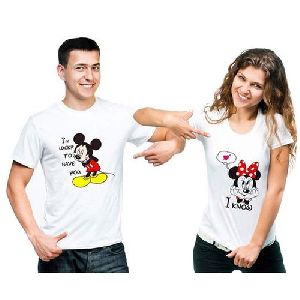 Mickey and Minnie Couple T-Shirt