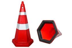 Hexagonal Traffic safety Cone