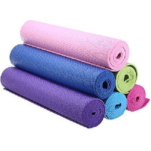Solid Yoga Exercise Mats With Carrying Bag and Belt (198cm X 71cm X 4)
