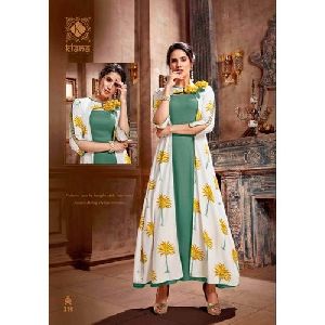 Floral Printed Trendy Kurti