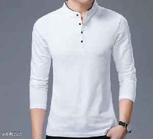 Mens Chinese Collar T-Shirt