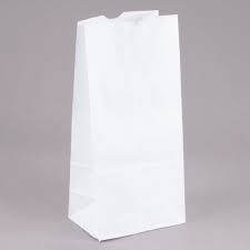 White Paper Bag Without Handle