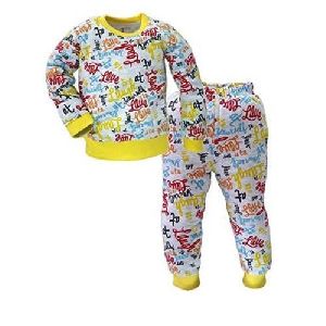 Cotton Printed Baby Night Suit