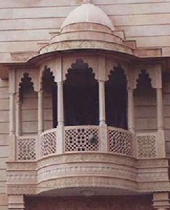 Carved Stone Jharokha