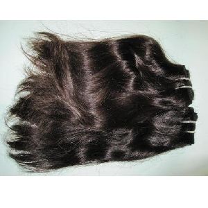 Natural Brown Wefted Hair