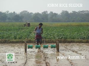 Quick rice seeding machine.