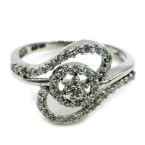 Real Natural Diamond ladies Ring For Party Wear Ring With IGI Certified By Djewels