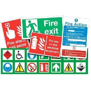 Rigid Sheet Fire Safety Sign