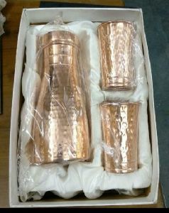 Copper Bottle Set
