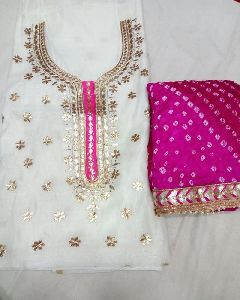 Chanderi Dress Material