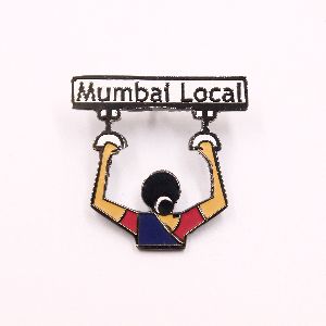 The Mumbai Local Lapel Pin (Customized)