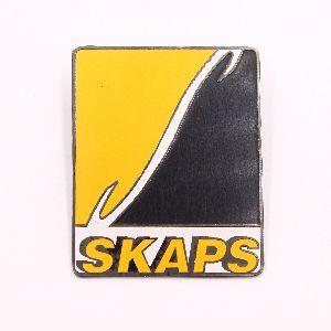 The Yellow and Black Name Badge
