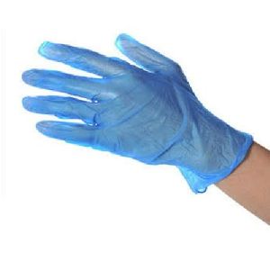 Blue Vinyl Examination Gloves