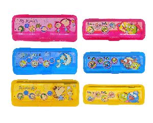 Kores Small Plastic Pencil Box, Color : Red, Yellow, Pink, White, Blue etc.  at Best Price in Delhi