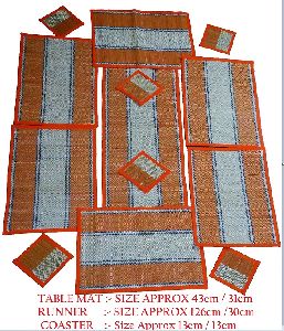 Trendsetting Handwoven MADDUR Table Mat corporate gifts exude simple and unique appearance