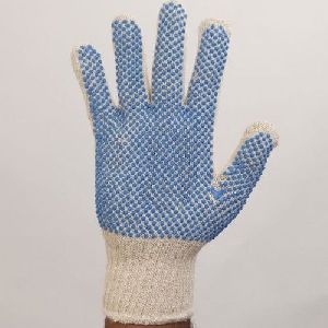 Dotted Cotton Hand Gloves