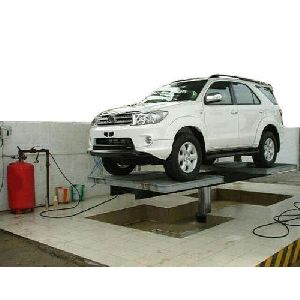 Hydraulic Car Washing with Tyre Rest Platform