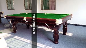 black pool table